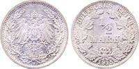 Deutschland 1/2 Mark 1/2 Mark 1915A J 016 fast stempelglanz ungeschwärzt -