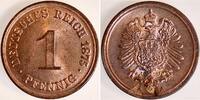 Deutschland 1 Pfennig 1 Pfennig 1875A prfr/stgl, J 001 Originalfarbe ! -