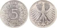 Deutschland 5 DM 5 DM 1951 G Doppelsenkung J 387 f bfr -
