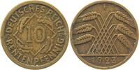 Deutschland 10 Rentenpfennig 10 Rentenpfennig 1923 F ss, selten J 309 -
