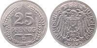 Deutschland 25 Pfennig 25 Pfennig 1909 D J 018 vz -