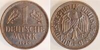 Deutschland 1 DM 1 Mark 1950D stgl J 385 1 DM TOP -