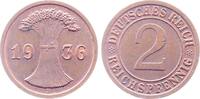 Deutschland 2 Reichspfennig 2 Reichspfennig 1936 F J 314 -