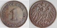 1 Pfennig 1891 Deutschland 1 Pfennig 1891 G J 010 vz/vz- vorzüglich/vorzüglich-
