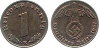 Deutschland 1 Pfennig 1 Pfennig 1937 E J 361 Drittes Reich -