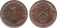 Deutschland 1 Pfennig 1 Pfennig 1939 D J 361 Drittes Reich -