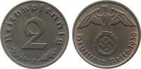 Deutschland 2 Pfennig 2 Pfennig 1939 D J 362 Drittes Reich -