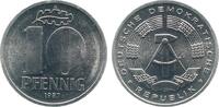 Deutschland 10 Pfennig 10 Pfennig DDR 1987 A J1510 stgl/matt -