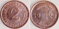 Deutschland 2 Reichspfennig 2 Reichspfennig 1924 A prf/st! J 314 -