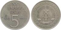 Deutschland 5 Mark 5 M DDR 1969 ss leicht magnetisch -
