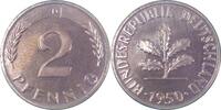 Deutschland 2 Pfennig 2 Pfennig 1950 D PP Proof J 381 -