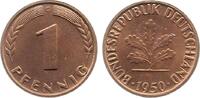 Deutschland 1 Pfennig Variante 1 Pfennig 1950 D Ngb.9.7 stgl -