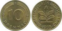 Deutschland 10 Pfennig 10 Pfennig 1975 D Variante Ngb 45.1 -
