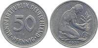 Deutschland 50 Pfennig Variante 50 Pfennig 1974 F kleines Münzzeichen -