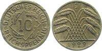 Deutschland 10 Pfennig 10 Reichspfennig 1929J ss- J 317 -