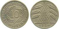 Deutschland 10 Pfennig 10 Reichspfennig 1924 E vz J 317 -