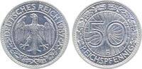 Deutschland 50 Pfennig 50 Reichspfennig 1937 F prfr J 324 -