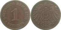 Deutschland 1 Pfennig 1 Pfennig 1890 E ss/vz J 010 -