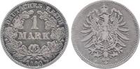 Deutschland 1 Mark 1 Mark 1880 H s/ss J 009 Patina -