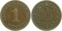 Deutschland 1 Pfennig 1 Pfennig 1915 J ss/vz J 010 -