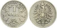 Deutschland 1 Mark 1 Mark 1885 G s/ss J 009 Patina -