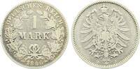 Deutschland 1 Mark 1 Mark 1886 J s/ss J 009 Patina -
