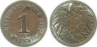 Deutschland 1 Pfennig 1 Pfennig 1891 A s/ss J 010 -