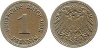 Deutschland 1 Pfennig 1 Pfennig 1892 E ss- J 010 -