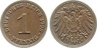 Deutschland 1 Pfennig 1 Pfennig 1908 A vz J 010 -