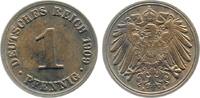 Deutschland 1 Pfennig 1 Pfennig 1909 A ss/vz J 010 -