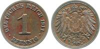 Deutschland 1 Pfennig 1 Pfennig 1911 D vz J 010 -