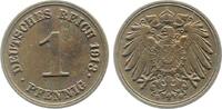 Deutschland 1 Pfennig 1 Pfennig 1913 G ss/vz J 010 -