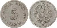 Deutschland 5 Pfennig 5 Pfennig 1889 J s/ss J 003 -