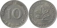 Deutschland 10 Pfennig Variante 10 Pfennig 1972 D dicke Körner ss Ngb.33.1 -