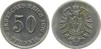 Deutschland 50 Pfennig 50 Pfennig 1876 G s/ss J 007 -