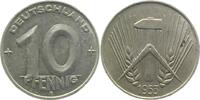 d 10 Pfennig DDR 1952E vz