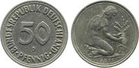 Deutschland  Variante 50 Pfennig 1971 D kleines Münzzeichen EPA 30K1 sehr schön/vorzüglich
