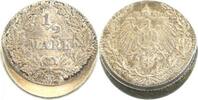 Deutschland 1/2 Mark Fehlprägung 1/2 Mark 1913 D J 016 dezentriert geprägt 15% -