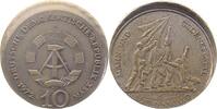 Deutschland 10Mark Fehlprägung 10 Mark DDR Buchenwald dezentriert 1972 A -