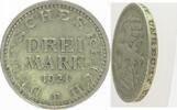 Deutschland 3 Mark Fehlprägung 3 Mark 1924 F J 312 Randschrift unrecht -