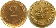 BRD 2 Pfennig 1963G D15 -