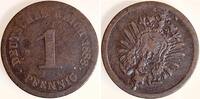 Deutschland 1 Pfennig Fehlprägung 1 Pfennig 1888 D starke Stempeldrehung ca. 190° -