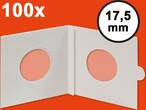 HARTBERGER Münzrähmchen 17,5 mm, selbstklebend, 100er-Packung