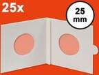 HARTBERGER Münzrähmchen 25 mm, selbstklebend, 25er-Packung
