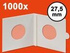 HARTBERGER-Münzrähmchen 27,5 mm, selbstklebend, 1000er-Packung