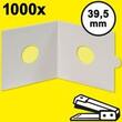HARTBERGER-Münzrähmchen 39,5 mm, zum Heften, 1000er-Packung