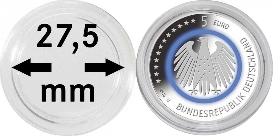 Holz-Münzkassette Für 35 Stk 10 Euro, 20 Euro, 10 DM Münzen In Kapseln - Foto 12