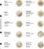 Vordruckblatt karat 2 Euro-Gedenkmünzen chronologisch: Italien 2006 - Deutschland 2008 -