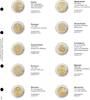 Vordruckblatt karat 2 Euro-Gedenkmünzen chronologisch: Italien 2010 - Slowenien 2011 -
