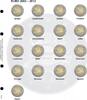 Vordruckblatt karat 2 Euro-Gedenkmünzen chronologisch: Gemeinschaftsausgabe 10 Jahre Euro Bargeld -